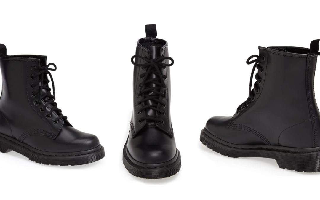 Mono black 2024 doc martens